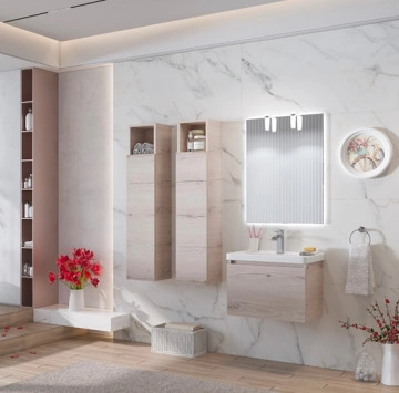 Промо комплект Шкаф с мивка Space SP60M Elm Bright KARAG